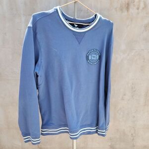 Paper planes world wide blue sweatshirt